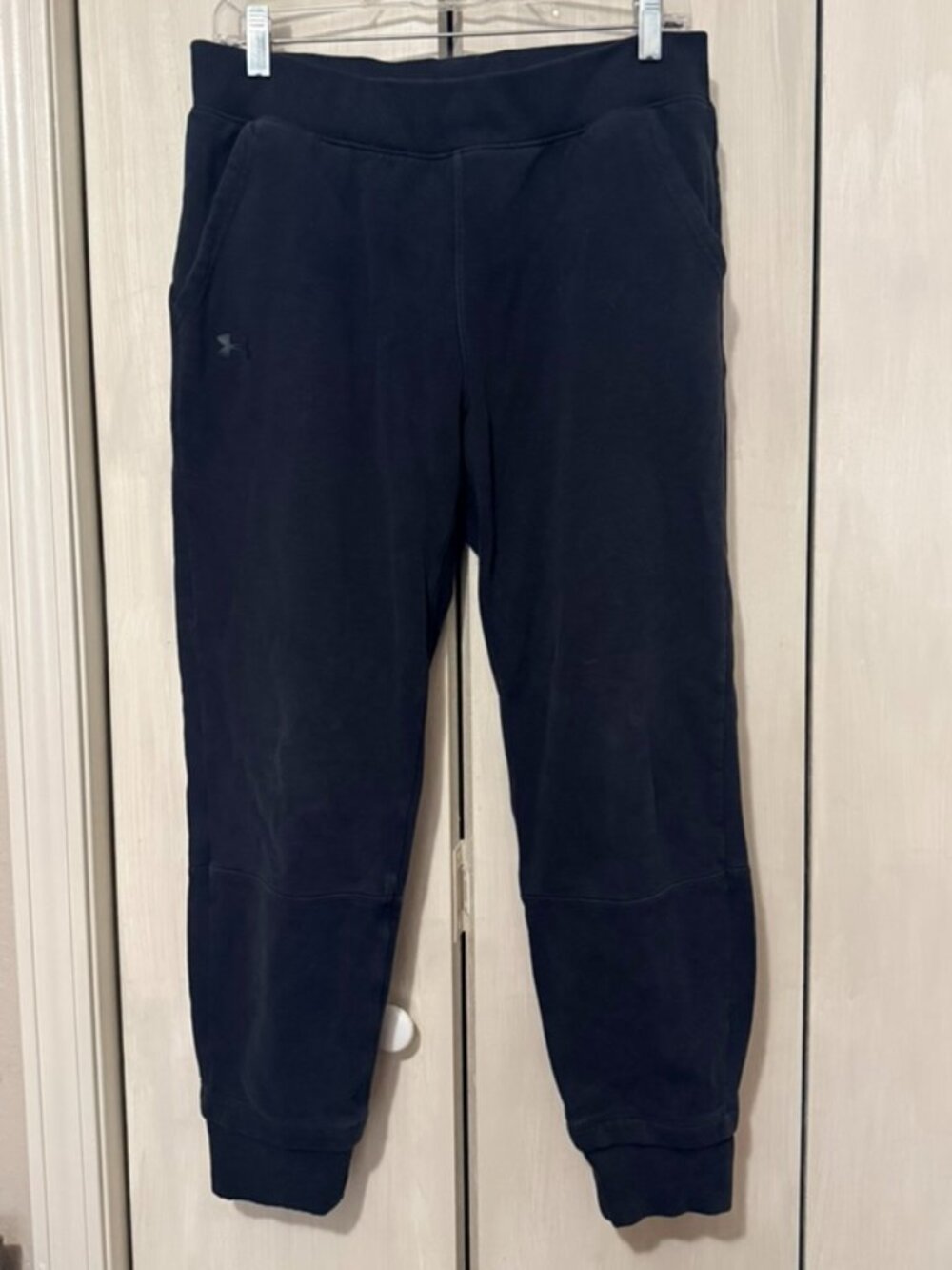 UA Under Armour Women's Joggers - Fleece Black Medium w/ pockets